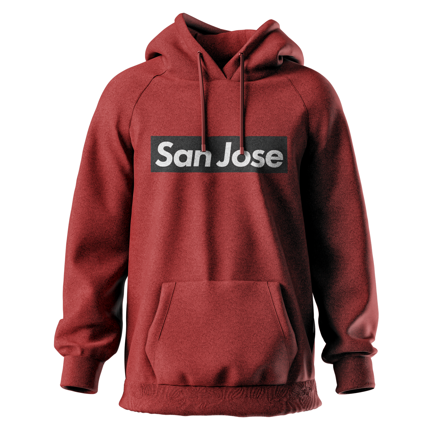 San Jose Hoodie Black Logo