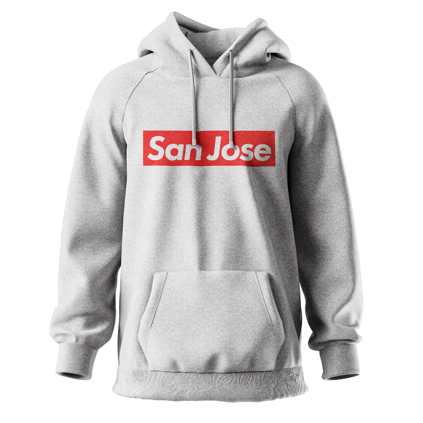 San Jose Hoodie Red Logo